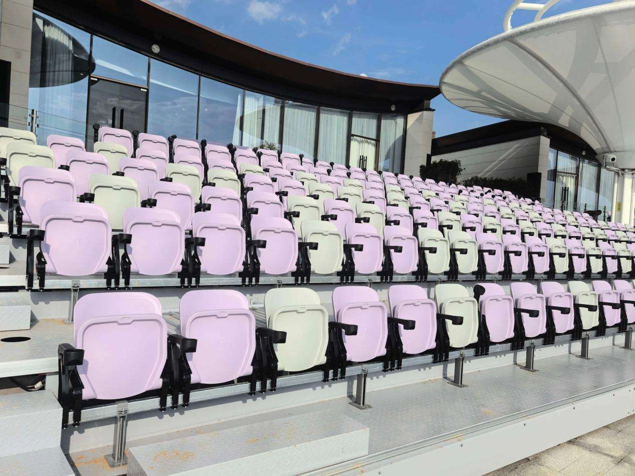 Foundation Chair seating installed across a performance venue